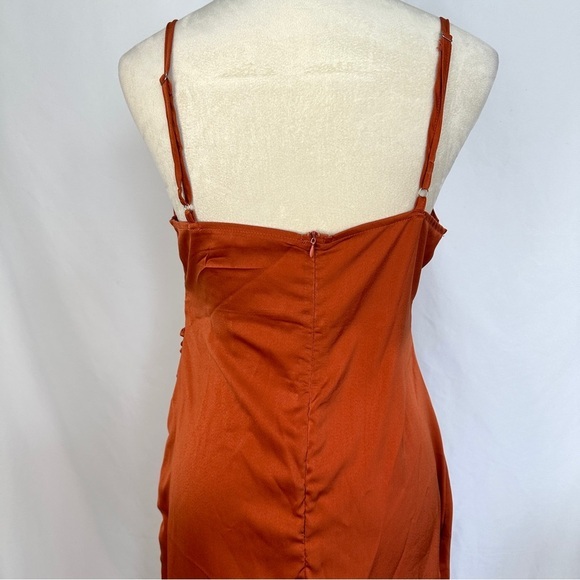 Women’s‎ Dress Maxi Cocktail Slit Spaghetti Straps Elegant Evening Dress Medium - Picture 7 of 13